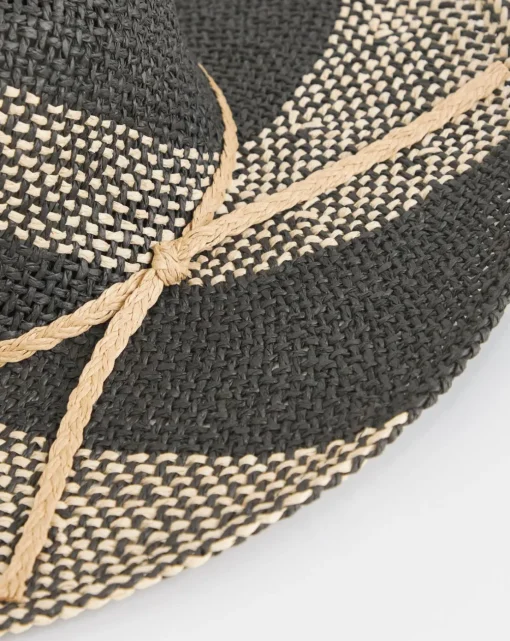 Mono Swirl Sun Hat