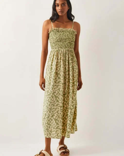 Monsoon Ania Geometric Bandeau Dress