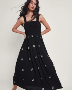 Monsoon Briar Shirred Maxi Dress
