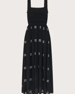 Monsoon Briar Shirred Maxi Dress