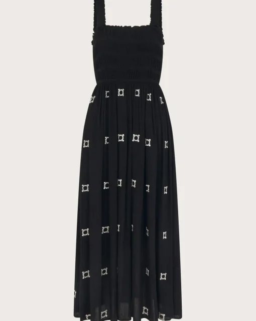 Monsoon Briar Shirred Maxi Dress