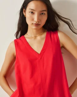Monsoon Britt Sleeveless A-Line Midi Dress