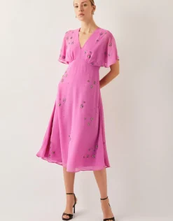 Monsoon Candice Embellished Midi Dress