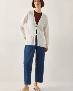 Monsoon Clo Knit Single-Button Cardigan