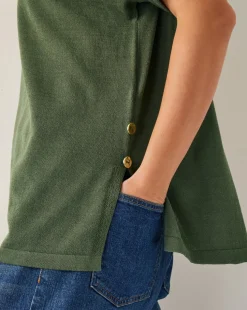 Monsoon Cloe Knitted Collar Top