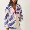 Monsoon Dinah Palm Print Cotton Shirt