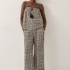 Monsoon Geena Geometric Print Trousers
