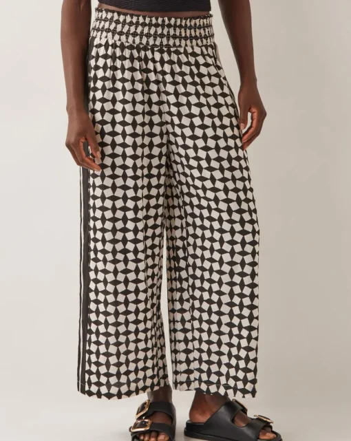 Monsoon Geena Geometric Print Trousers