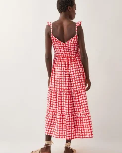 Monsoon Geena Woodblock Midi Dress