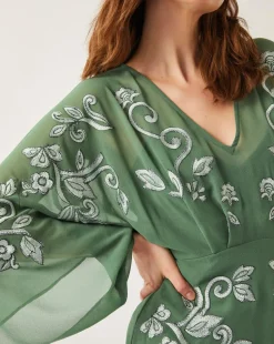 Monsoon Hannah Embroidered Tea Dress