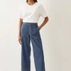 Monsoon Harper Short Wide Leg Jeans