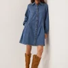 Monsoon Isla Denim Shirt Dress