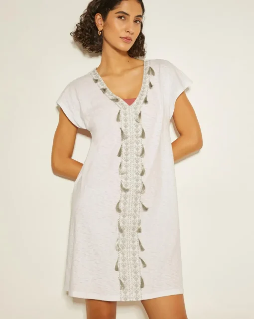 Monsoon Jodie Tassel Mini Dress