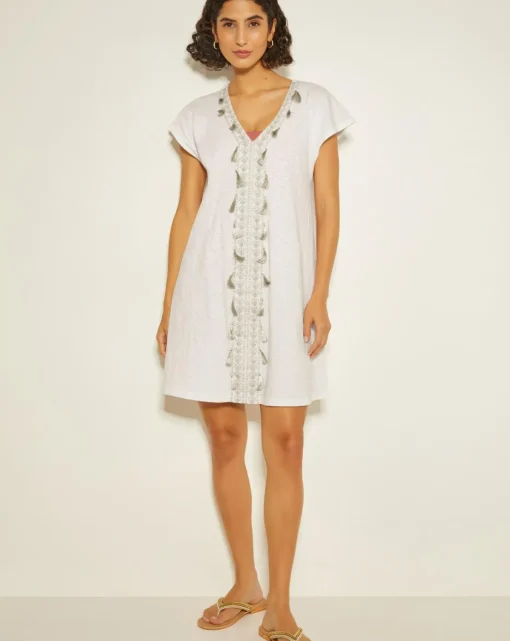 Monsoon Jodie Tassel Mini Dress