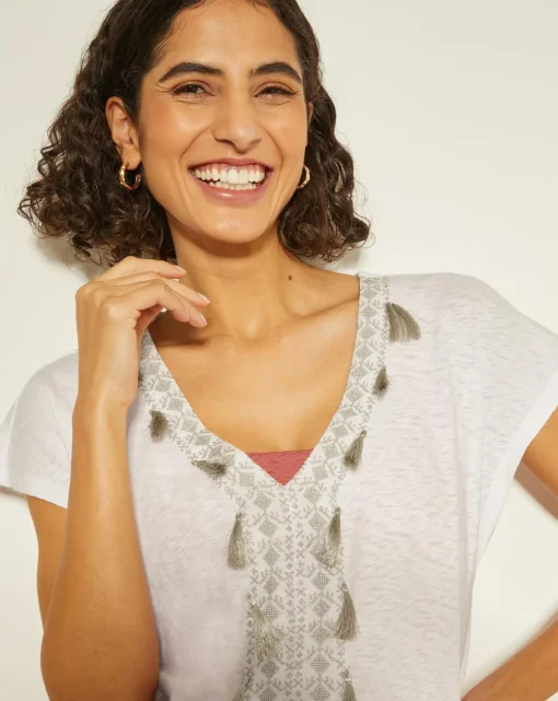Monsoon Jodie Tassel Mini Dress