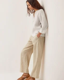 Monsoon Jolie Regular Linen Trousers