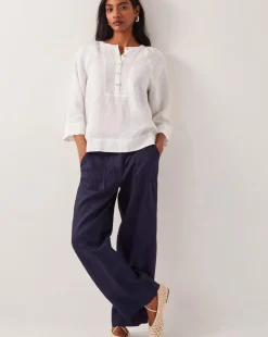 Monsoon Jolie Regular Linen Trousers