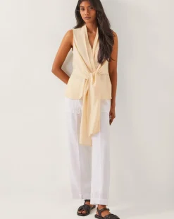 Monsoon Jolie Regular Linen Trousers