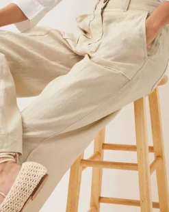 Monsoon Jolie Regular Linen Trousers