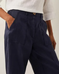 Monsoon Jolie Regular Linen Trousers