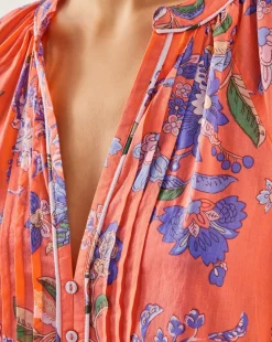 Monsoon Kaia Floral Tunic Midi Dress