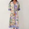 Monsoon Kaia Tropical Kaftan Midi Dress