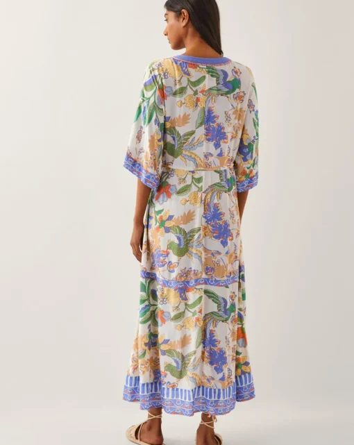 Monsoon Kaia Tropical Kaftan Midi Dress