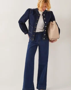Monsoon Louisa Frill Denim Jacket