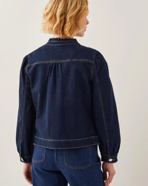 Monsoon Louisa Frill Denim Jacket