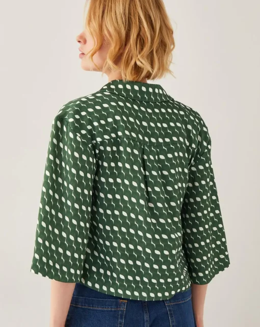 Monsoon Maren Geometric Print Shirt