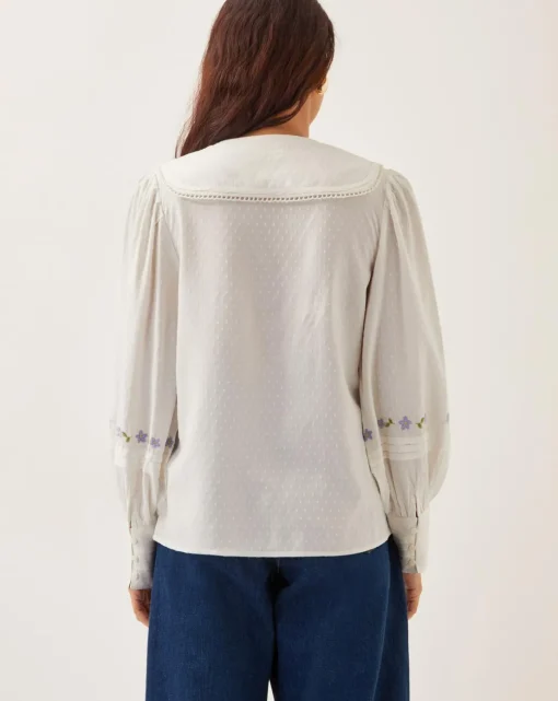 Monsoon Matilda Floral Embroidered Blouse