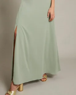 Monsoon Monika Halter Chiffon Maxi Dress