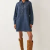 Monsoon Nara Denim Tunic Shirt Dress