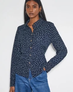 Monsoon Novie Spot Print Jersey Shirt