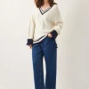 Monsoon Ola Oversized V-Neck Jumper