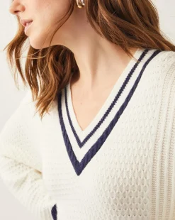 Monsoon Ola Oversized V-Neck Jumper