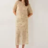 Monsoon Sacha Embroidered Midi Skirt