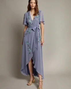 Monsoon Sarah Maxi Wrap Dress