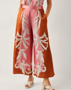 Monsoon Tabitha Floral Print Trousers