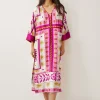 Monsoon Tina Summer Floral Maxi Kaftan Dress