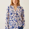 Monsoon Ulla Floral Linen-Blend Top