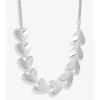 Mood Silver Polished Molten Heart Allway Necklace