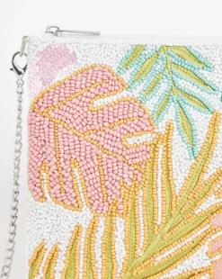 Multi Beaded Clutch Bag
