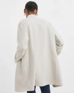 Neutral Notch Neck Coatigan