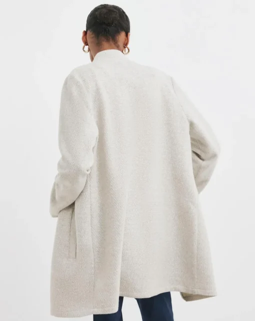 Neutral Notch Neck Coatigan