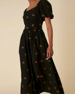 Nobody's Child Aggie Midi Dress Penny Embroidery