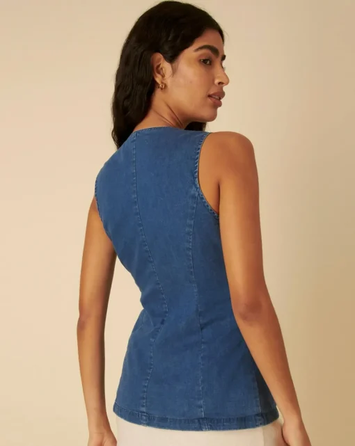 Nobody's Child Denim Wade Waistcoat