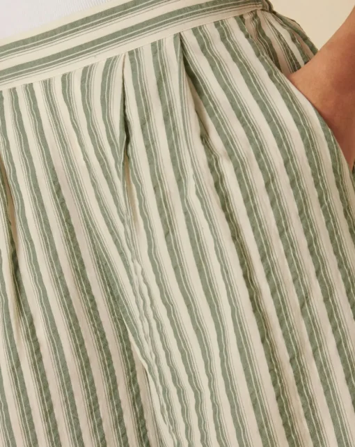 Nobody's Child Parker Green Stripe Trouser