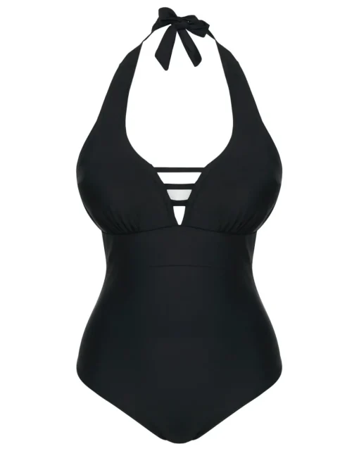 Non Wired Padded Halter Neck Swimsuit