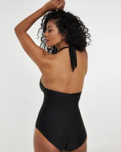 Non Wired Padded Halter Neck Swimsuit